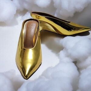 KLUO Landi Metallic Gold Women's Shoes Size EU 42 US 11.5